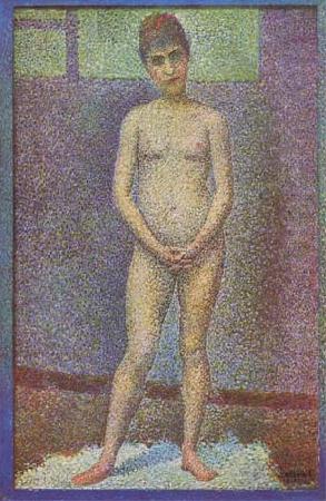 Model,Front View (mk09), Georges Seurat